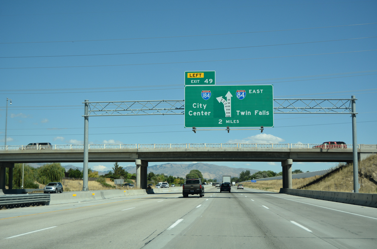 I-84/US 30 east at I-184 - Boise, ID