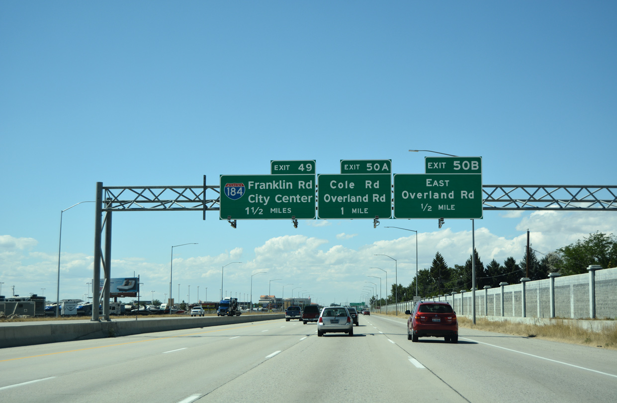 I-84/US 30 west at I-184 - Boise, ID