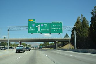 I-84/US 30 east at I-184 - Boise, ID