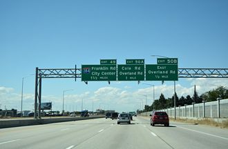 I-84/US 30 west at I-184 - Boise, ID