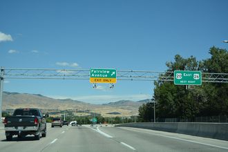 I-184 east at US 20/26 - Boise, ID