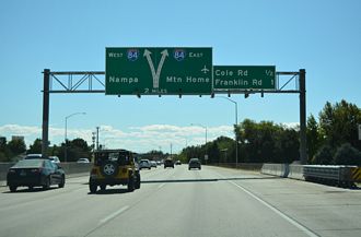I-184 west at I-84/US 30 - Boise, ID