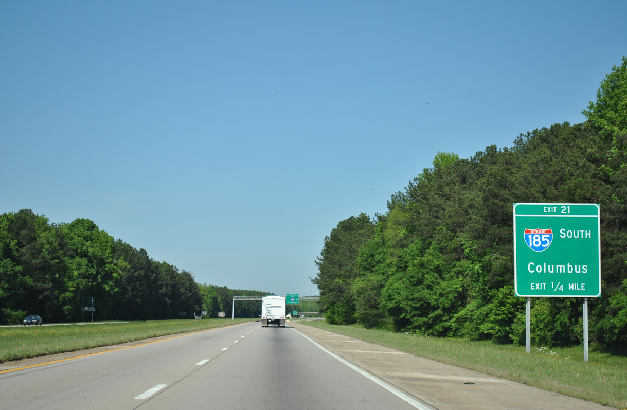 I-85 north at I-185 - 2012