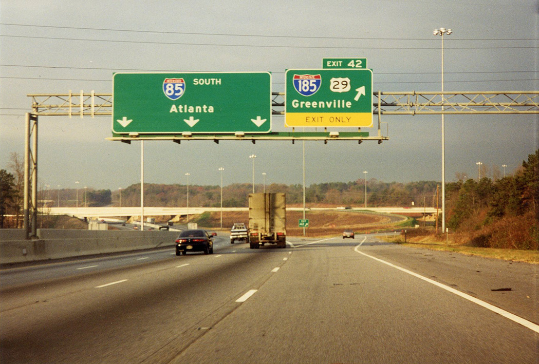 I-85 south at I-185/US 29 - 1999