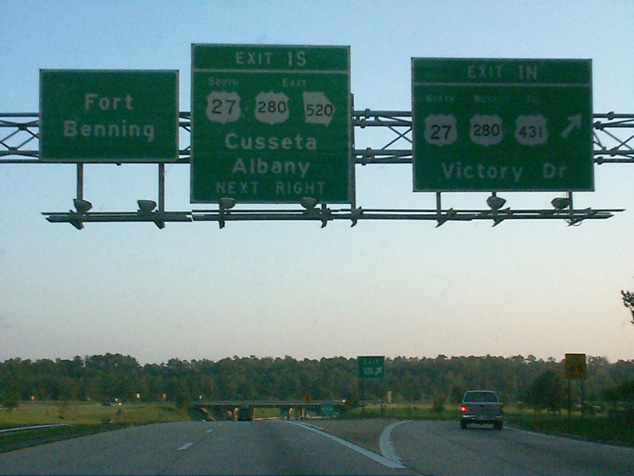 I-185 south at US 27-280/SR 520 - 1999