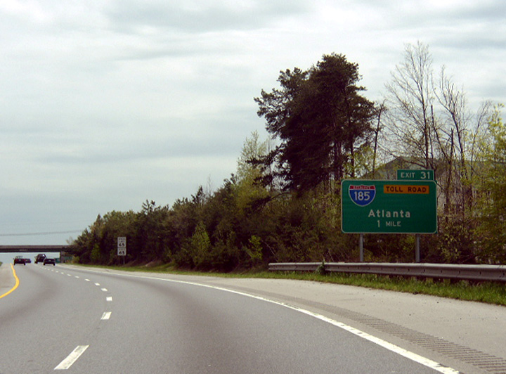 I-385 south at I-185- 2003
