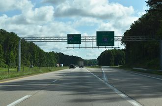 I-85 north at I-185 - LaGrange, GA