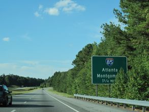 I-185 north at I-85 - 2010
