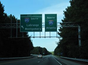 I-185 north at I-85 - 2010