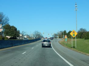 I-185/US 29 north at Mills Av - Greenville, SC