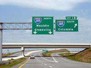I-185 south at I-385 - 2003