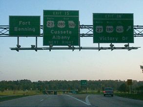 I-185 south at US 27-280/SR 520 - 1999