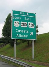 I-185 south at US 27-280/SR 520 - 2003