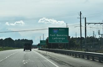 US 27-280/SR 520 west at I-185 - Columbus, GA