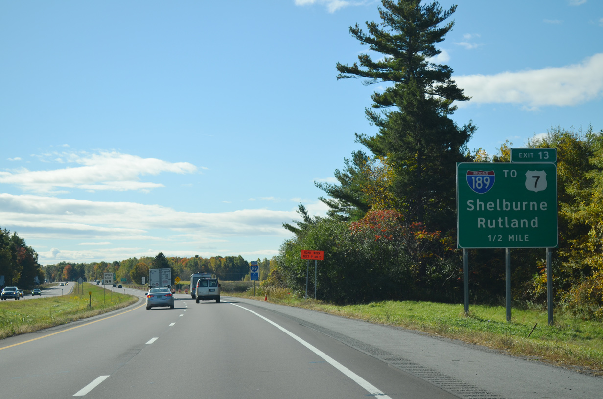 I-89 south at I-189 - South Burlington, VT