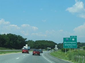 I-89 north at I-189 - 2005