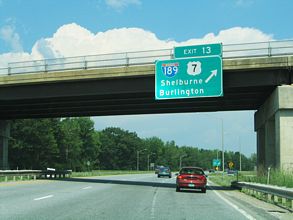 I-89 north at I-189 - 2005