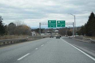 I-189 west at US 7 - South Burlington, VT