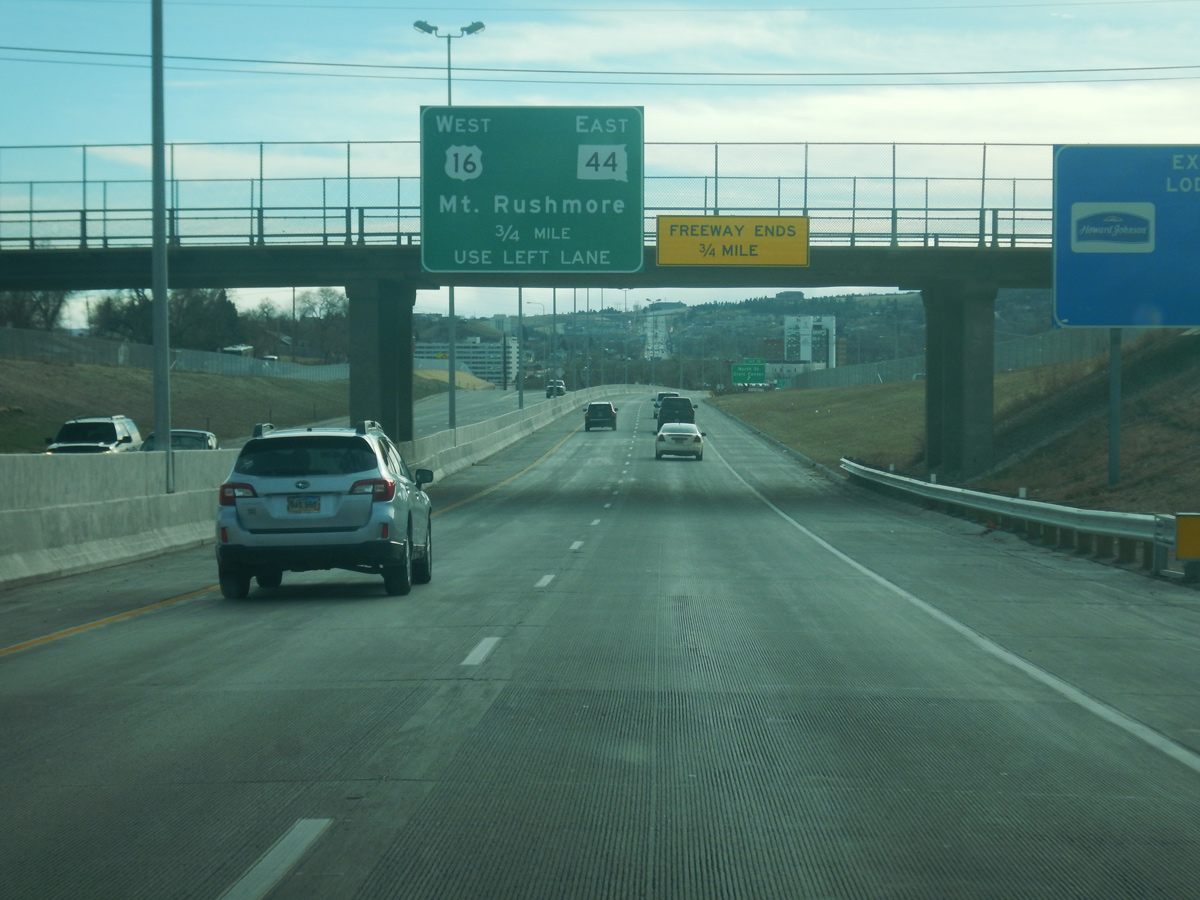 I-190/US 16 south at SD 44 - Rapid City