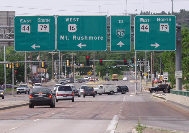 I-190/US 16 south at SD 44/79 - 2002