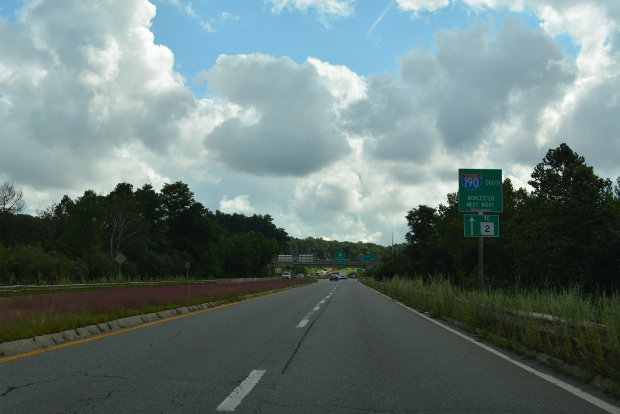 Leominster Connector east at I-190