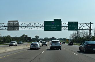 I-90 west at I-190 - Cheektowaga, NY
