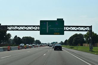 I-90 west at I-190 - Cheektowaga, NY