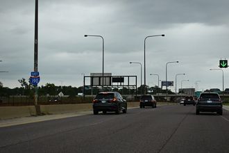 Interstate 190 East begins