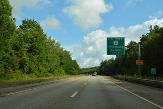 I-190 north at Route 2 - Leominster, MA