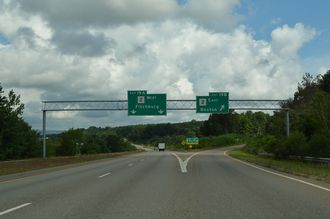 I-190 north at Route 2 - Leominster, MA