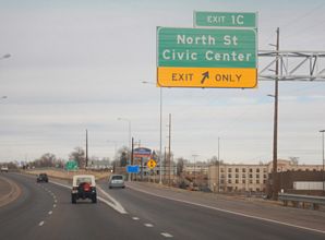 I-190/US 16 north at North St - Rapid City, SD