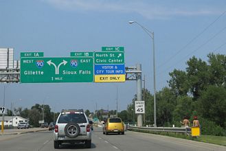 I-190/US 16 north at North St - 2013