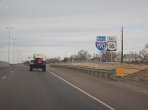 I-190/US 16 north at North St - Rapid City, SD