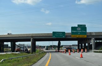 I-190 north at Upper Mountain Rd - Lewiston, NY