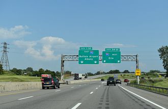 I-190 south at I-90 - Buffalo, NY