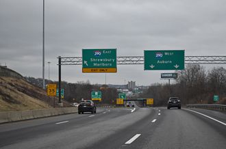 I-190 south at I-290 east to Marlborough, MA.