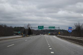 I-190 south at Leominster Connector