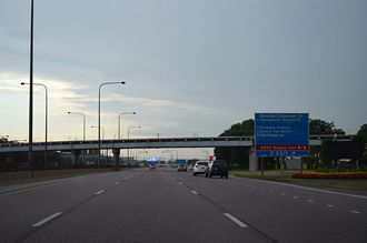 I-190 west at Chicago O'Hare Int'l Airport