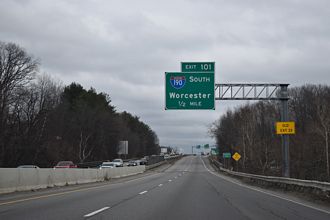 Route 2 east at the Nashua River, a half mile from I-190.