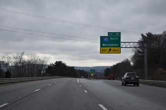 Route 2 west at I-190 and the Leominster Connector.