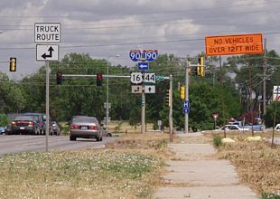 SD 44 east at I-190/US 16 - 2002