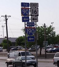 SD 44 east at I-190/US 16 - 2002