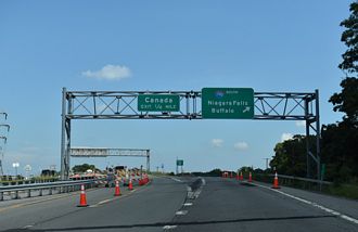 Upper Mountain Rd east at I-190 - Lewiston, NY