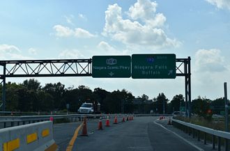 Upper Mountain Rd west at I-190 - Lewiston, NY