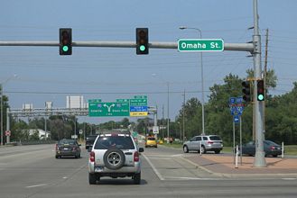West Bl north at I-190/US 16 - 2013