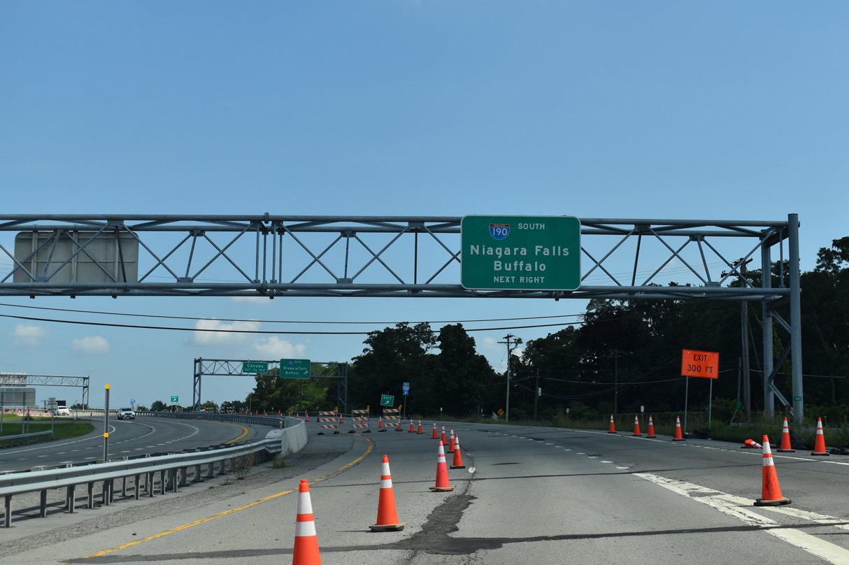 Upper Mountain Rd east at I-190 - Lewiston, NY