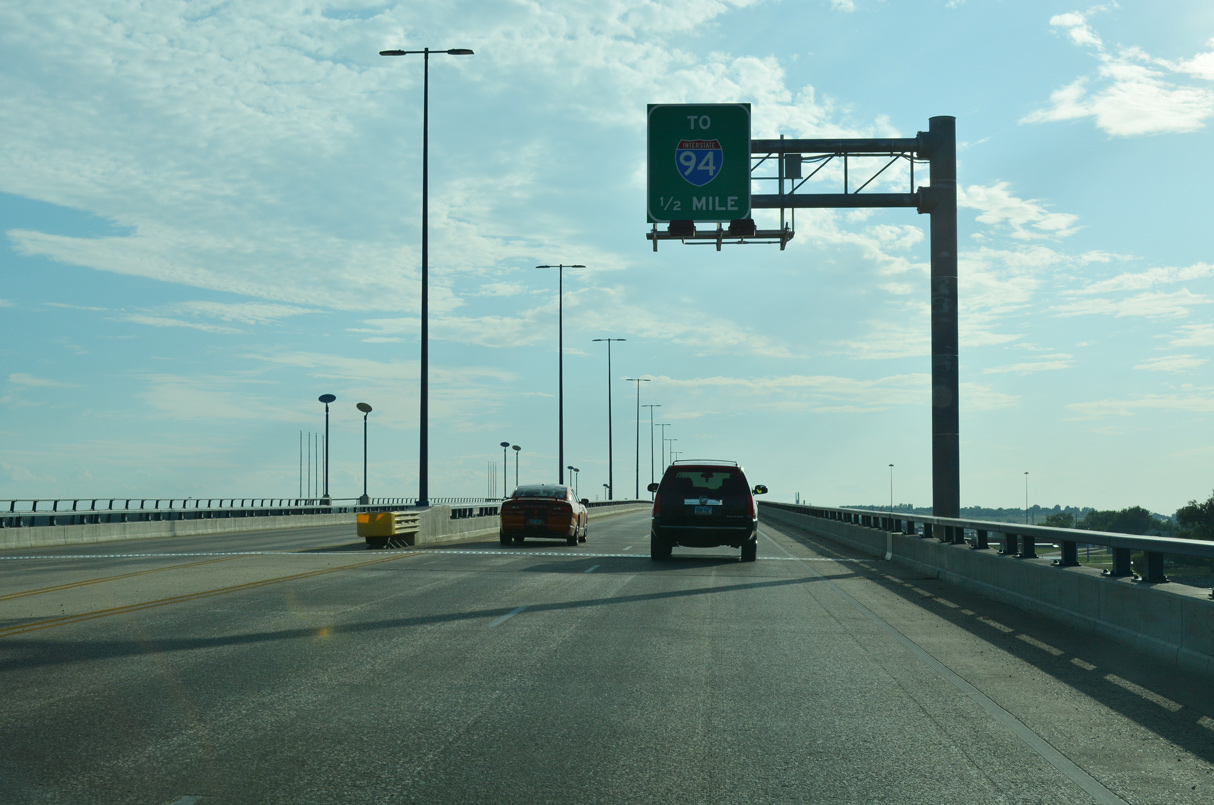Business Loop I-94 west at I-194/ND 810 - Bismarck