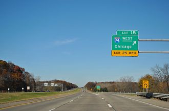 I-194/M-66 north at I-94 - Battle Creek, MI
