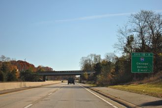 I-194/M-66 south at I-94 - Battle Creek, MI