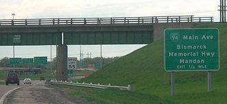 I-194 south at Business Loop I-94/ND 810 - 2007